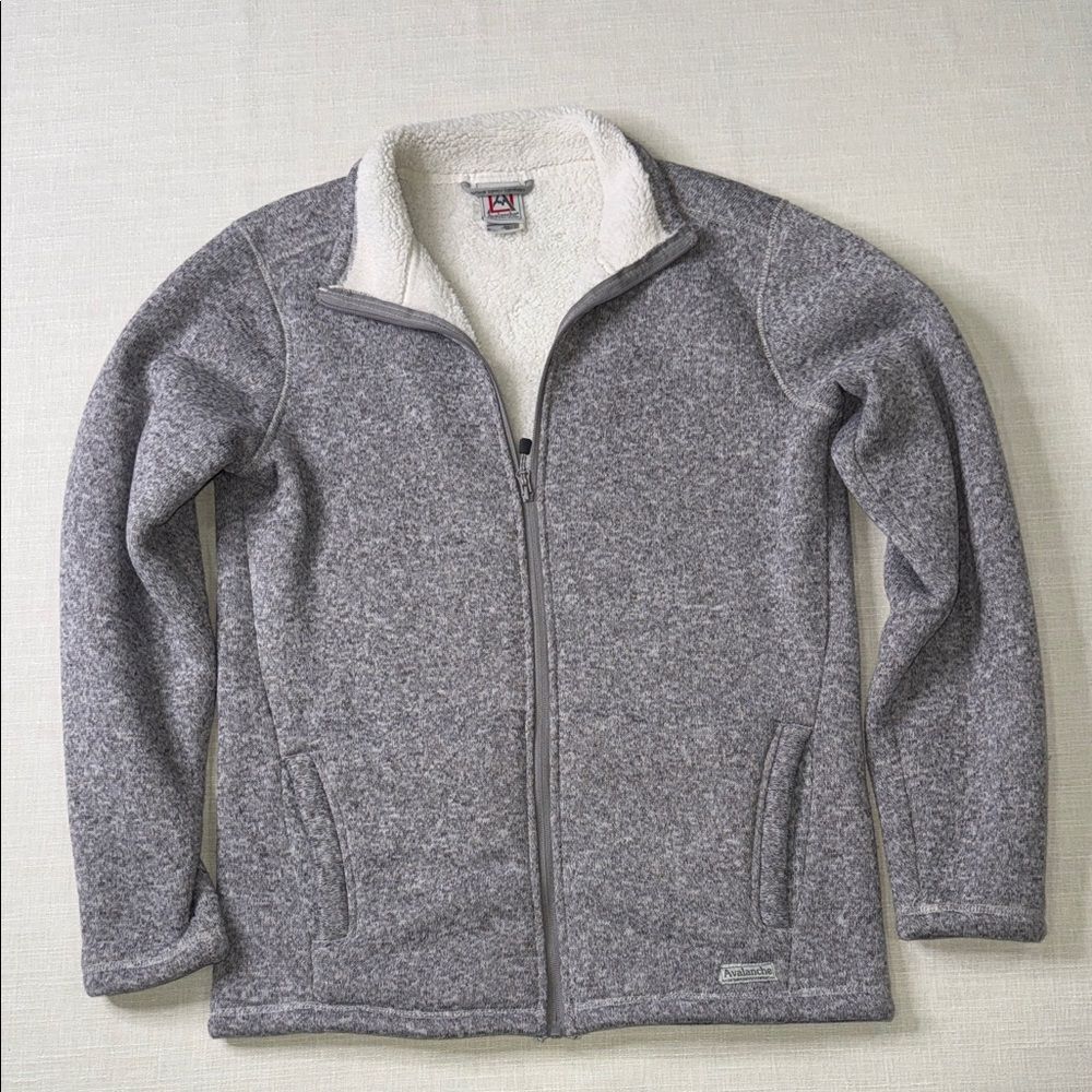 Avalanche Outdoor Supply Company Women’s Sherpa-Lined Fleece Jacket – Size S